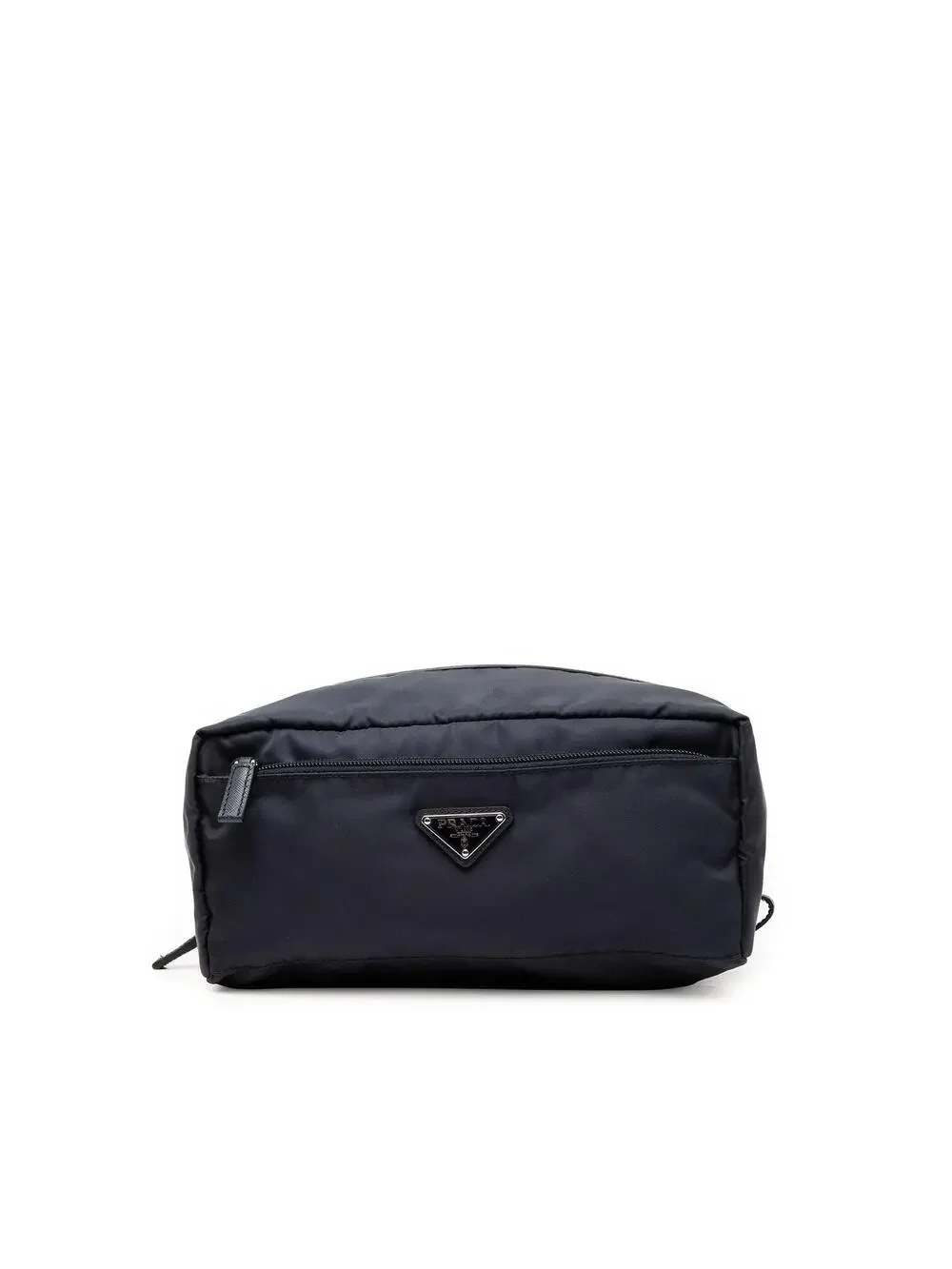 Prada Tessuto Pouch Pre-Loved Navy #340198P44B